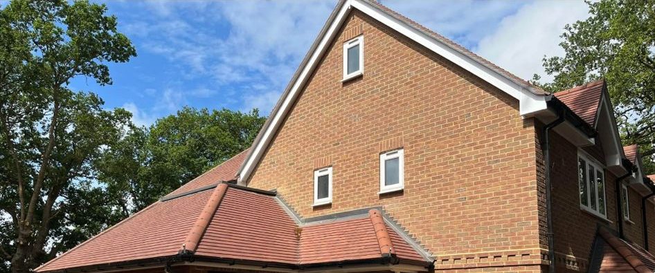 Brick house extension in Hampshire by Green's Brickwork & Building
